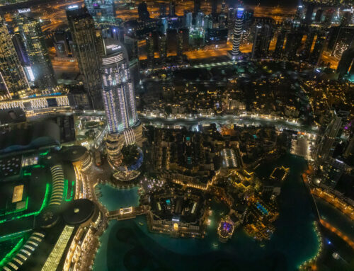 Dubai – Burj Khalifa / View from the observation deck